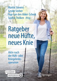 Titelansicht Ratgeber „Neue Hüfte, neues Knie“